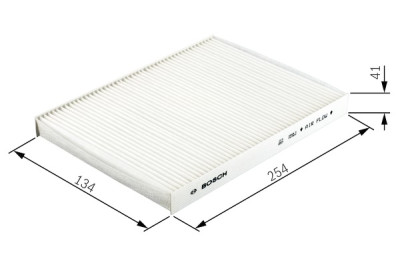 Filtre à air d'habitacle BOSCH 1 987 432 309