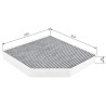 Filtre, air de l'habitacle