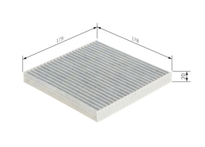 Filtre, air de l'habitacle