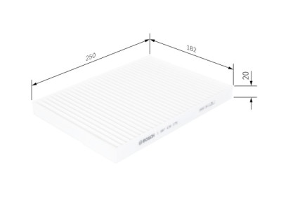 Filtre à air d'habitacle BOSCH 1 987 435 075