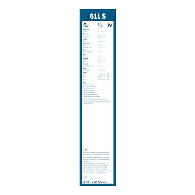 Essuie-glace BOSCH 3 397 010 300