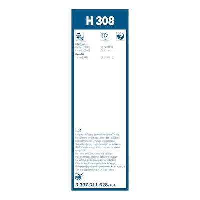 Essuie-glaces BOSCH 3 397 011 628