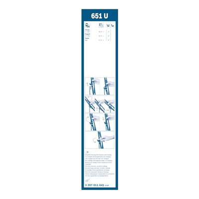 Essuie-glaces BOSCH 3 397 011 641