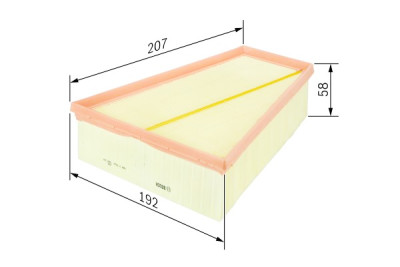Filtre à air BOSCH F 026 400 139