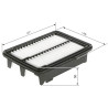 Filtre à air BOSCH F 026 400 384
