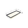 Filtre à air BOSCH F 026 400 452