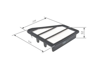 Filtre à air BOSCH F 026 400 453