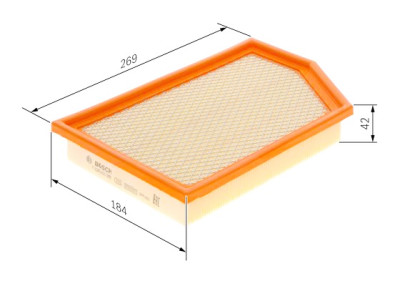 Filtre à air BOSCH F 026 400 586