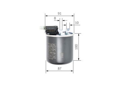 Filtre à carburant BOSCH F 026 402 836