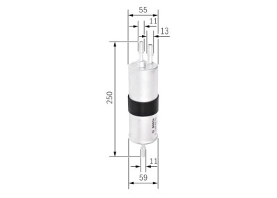 Filtre à carburant BOSCH F 026 403 754