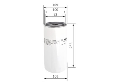 Filtre à huile BOSCH F 026 407 043