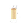 Filtre à huile BOSCH F 026 407 047