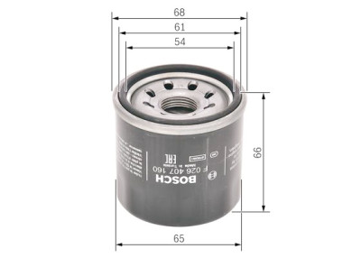 Filtre à huile BOSCH F 026 407 160