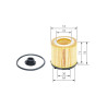 Filtre à huile BOSCH F 026 407 178