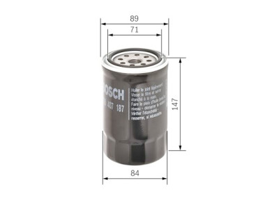 Filtre à huile BOSCH F 026 407 187