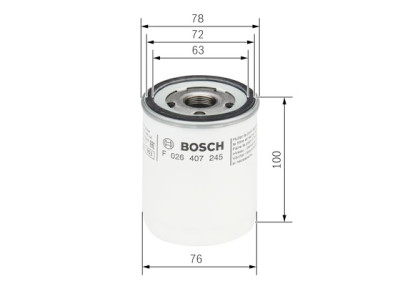 Filtre à huile BOSCH F 026 407 245