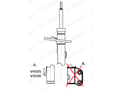 Amortisseur VAN-MAGNUM MONROE V4505