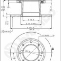 Jeu de 2 disques de frein BREMBO 08.1503.10