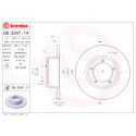 Jeu de disques de frein COATED DISC LINE