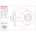 Jeu de disques de frein COATED DISC LINE