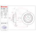 Jeu de disques de frein COATED DISC LINE