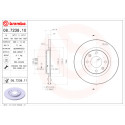 Jeu de disques de frein BREMBO COATED DISC LINE 08.7238.11