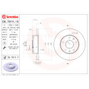Jeu de disques de frein COATED DISC LINE
