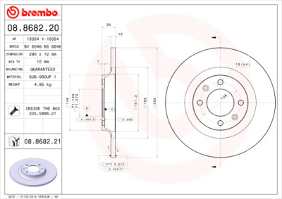 Jeu de disques de frein COATED DISC LINE