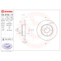 Jeu de disques de frein BREMBO 08.8705.10