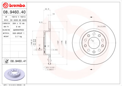 Jeu de disques de frein COATED DISC LINE