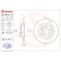 Jeu de disques de frein BREMBO 08.A816.10
