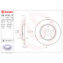 Jeu de disques de frein BREMBO 08.N123.10