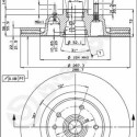 Jeu de 2 disques de frein BREMBO 09.4861.10