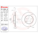 Jeu de disques de frein COATED DISC LINE