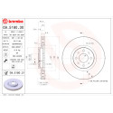 Jeu de disques de frein BREMBO COATED DISC LINE 09.5180.31