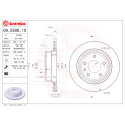 Jeu de 2 disques de frein BREMBO 09.5506.10