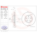 Jeu de disques de frein BREMBO 09.6708.10