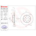 Jeu de disques de frein COATED DISC LINE