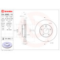 Jeu de disques de frein COATED DISC LINE