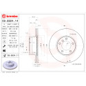 Jeu de disques de frein COATED DISC LINE
