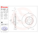 Jeu de disques de frein BREMBO 09.6997.10