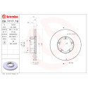 Jeu de disques de frein BREMBO 09.7117.10