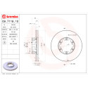 Jeu de disques de frein BREMBO 09.7118.10