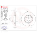 Jeu de disques de frein COATED DISC LINE
