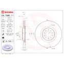 Jeu de disques de frein BREMBO COATED DISC LINE 09.7880.11
