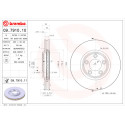 Jeu de disques de frein COATED DISC LINE