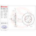 Jeu de disques de frein BREMBO 09.8545.10