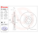 Jeu de disques de frein COATED DISC LINE