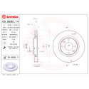 Jeu de disques de frein COATED DISC LINE