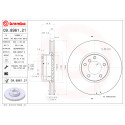 Jeu de disques de frein COATED DISC LINE